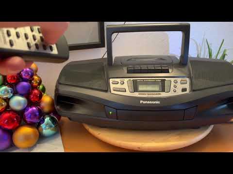 Panasonic RX-DS18 CD player - YouTube
