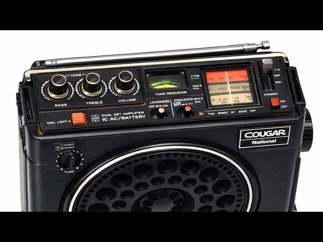 National Panasonic RF888 Cougar: Big Speaker - YouTube