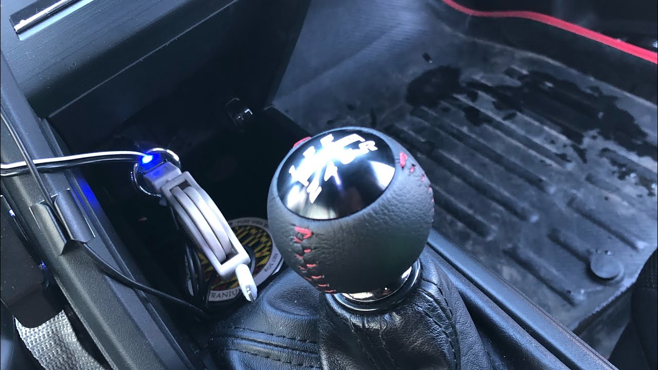 S660に無限レザーシフトノブに交換しました。 - YouTube