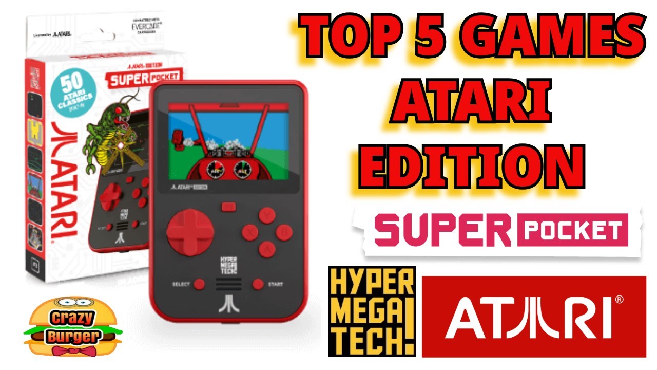 新発売の携帯ゲーム機Super Pocket Atari Editionを開封してみた