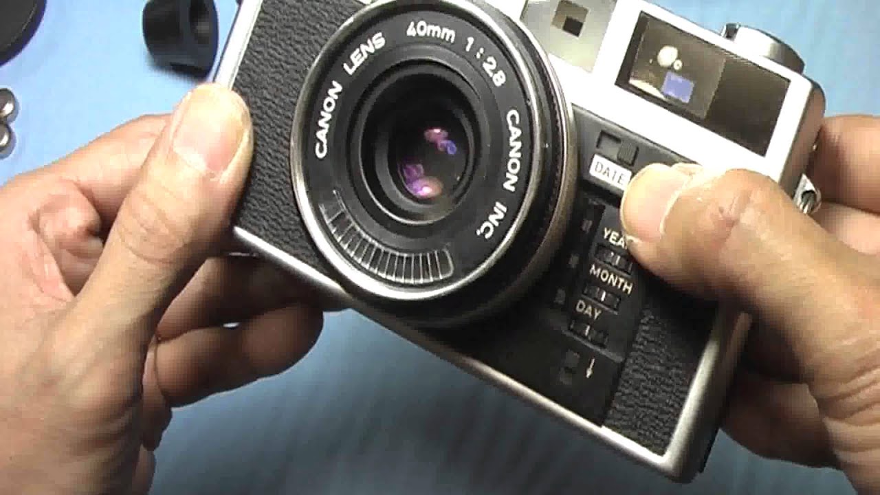 キャノン キャノデートEの使い方 CANON CanodateE How to use 1970s