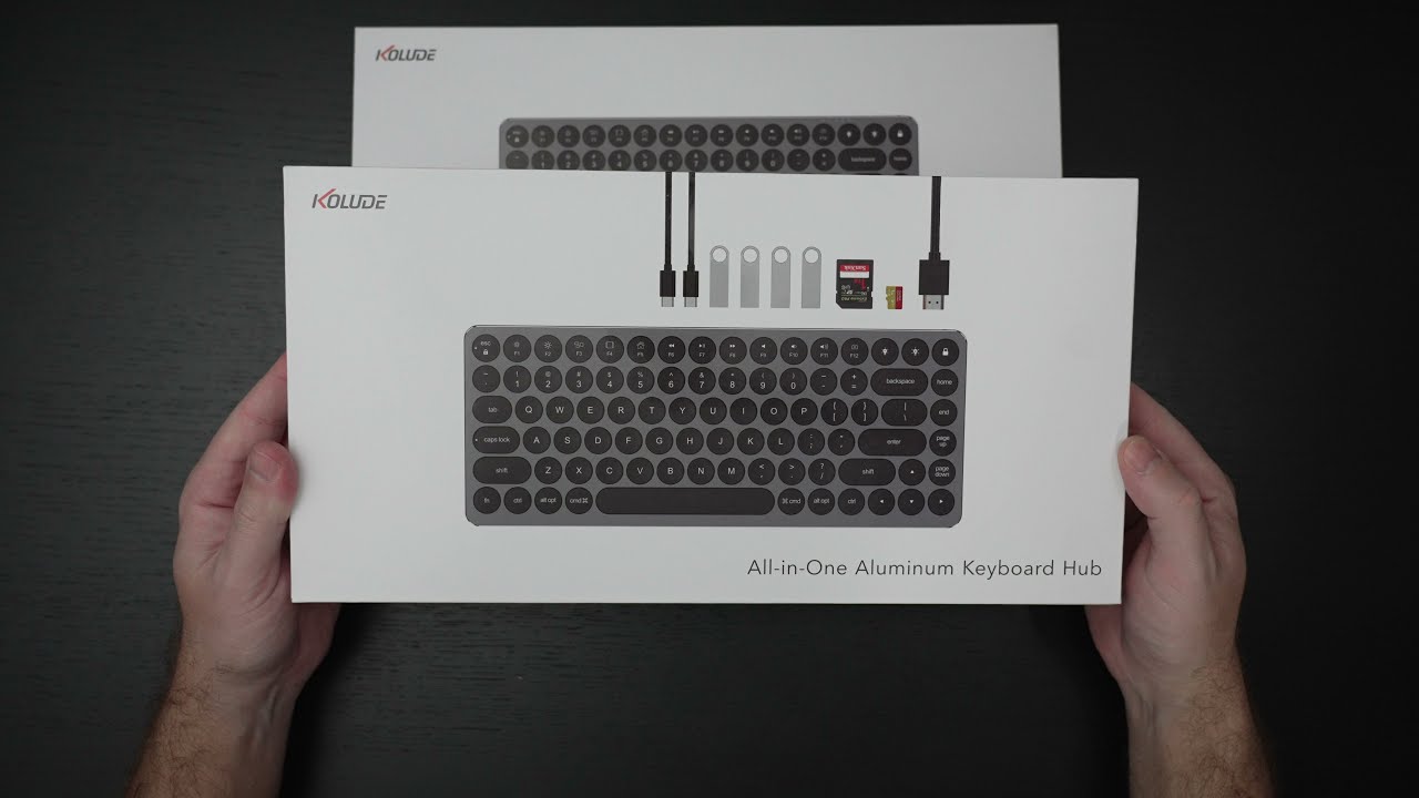 Kolude Key Hub and KD-K2 Wireless Keyboard Unboxing - YouTube