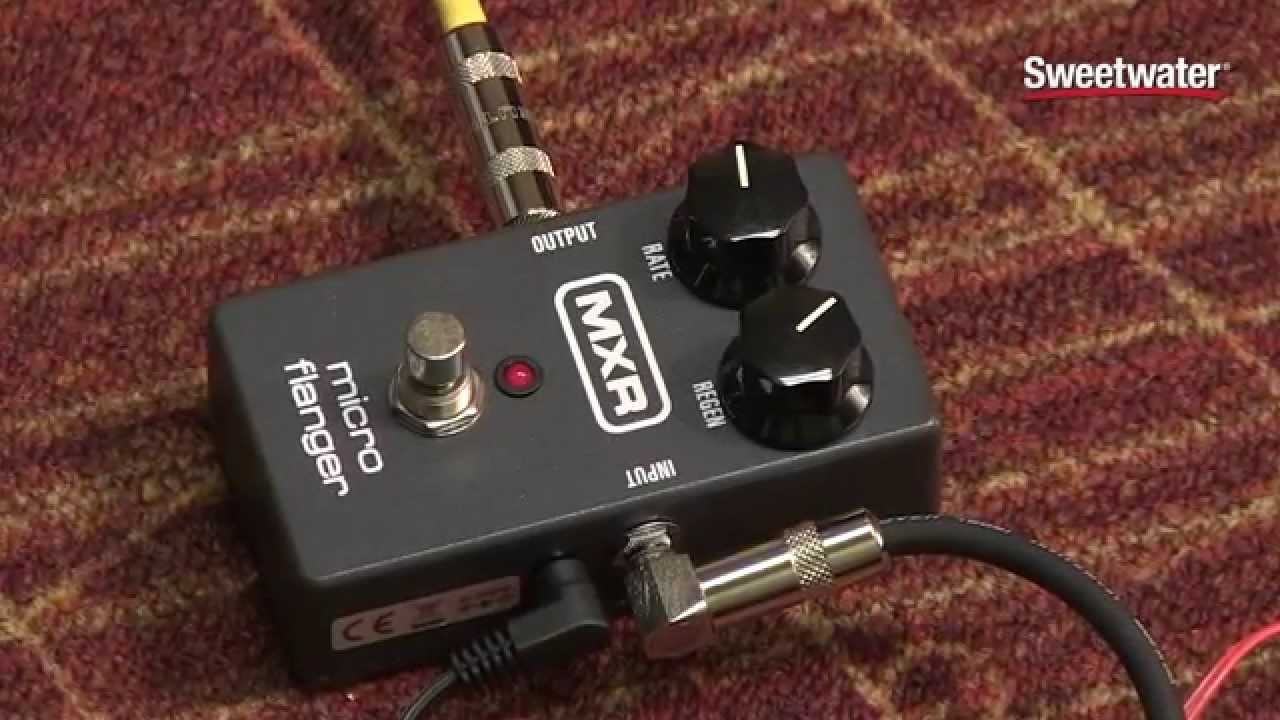 MXR M152 Micro Flanger Pedal Review by Sweetwater - YouTube