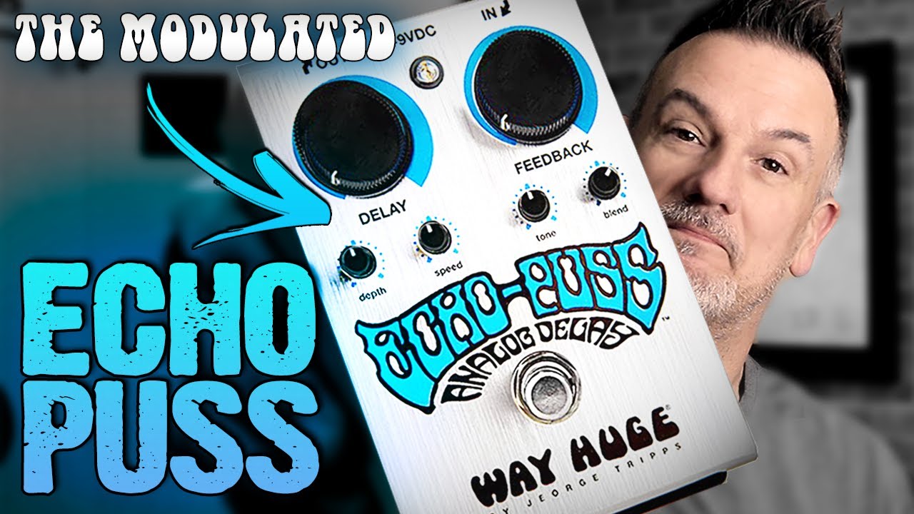 New Way Huge Echo-Puss Analog Delay pedal demo with Jeorge Tripps