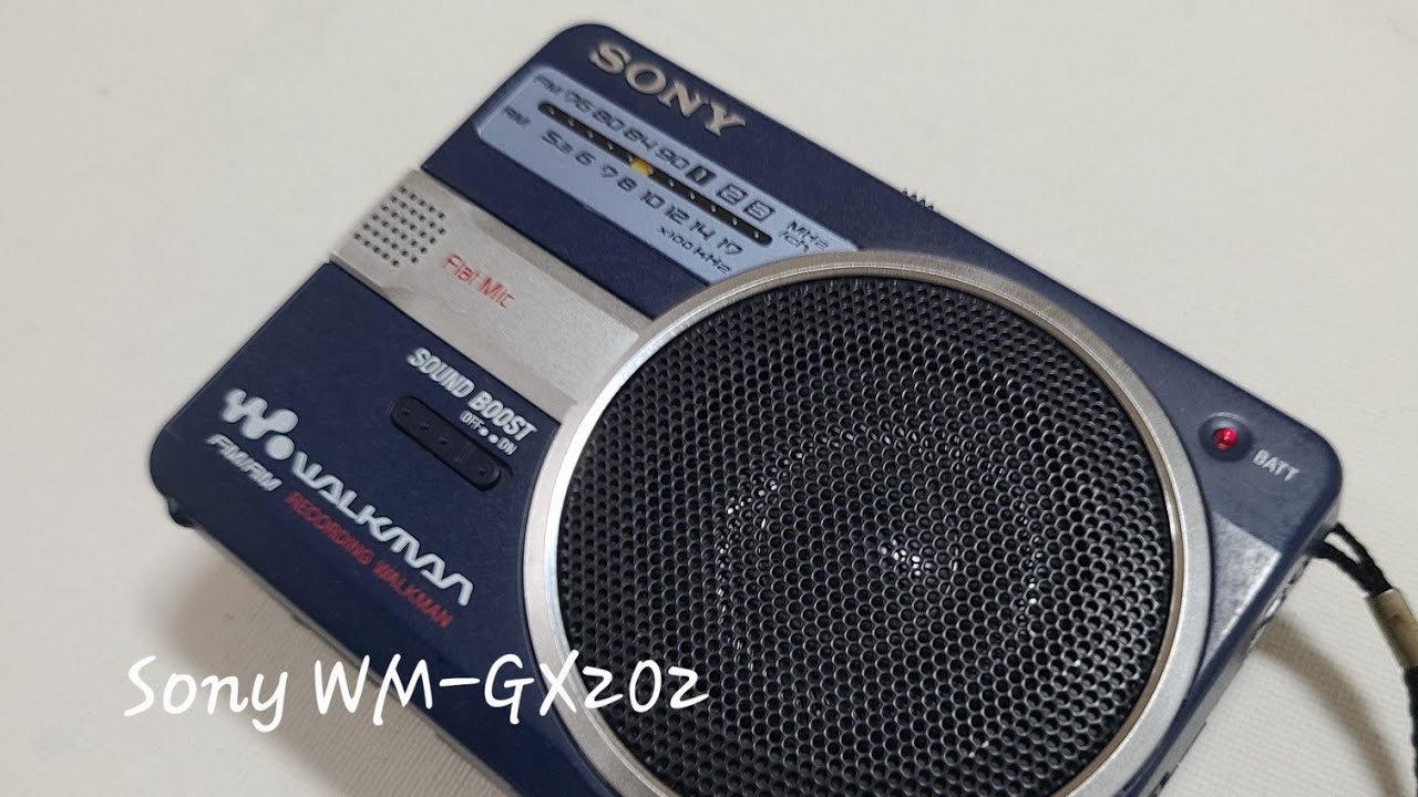 Sony WM-GX202 Walkman 워크맨 - YouTube