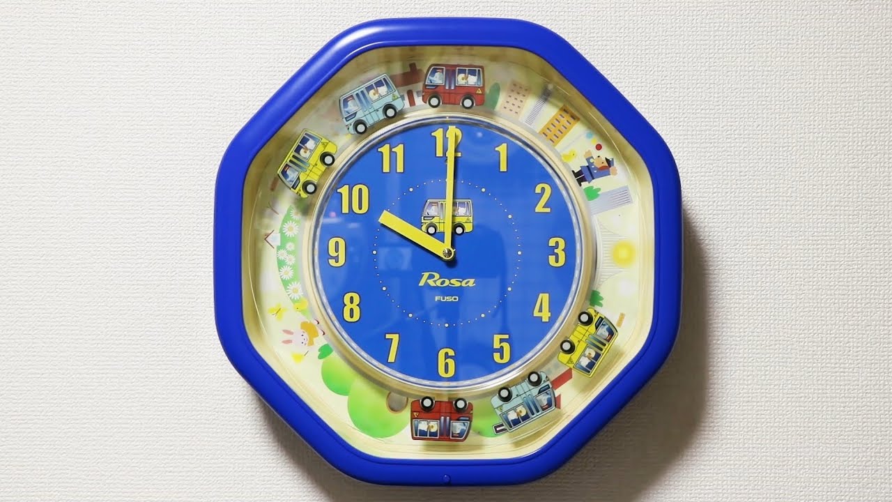 超激レア】FUSO ROSA からくり時計 4MH766CZ - YouTube