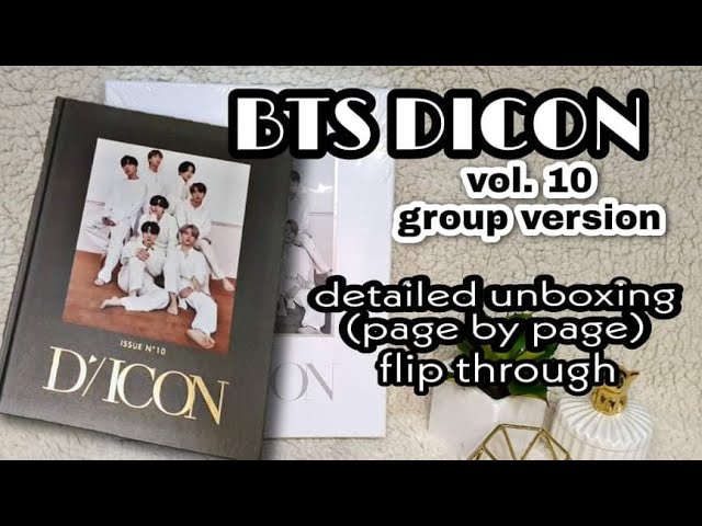 BTS DICON Vol. 10 GROUP VERSION Photobook Magazine | BTS GOES ON