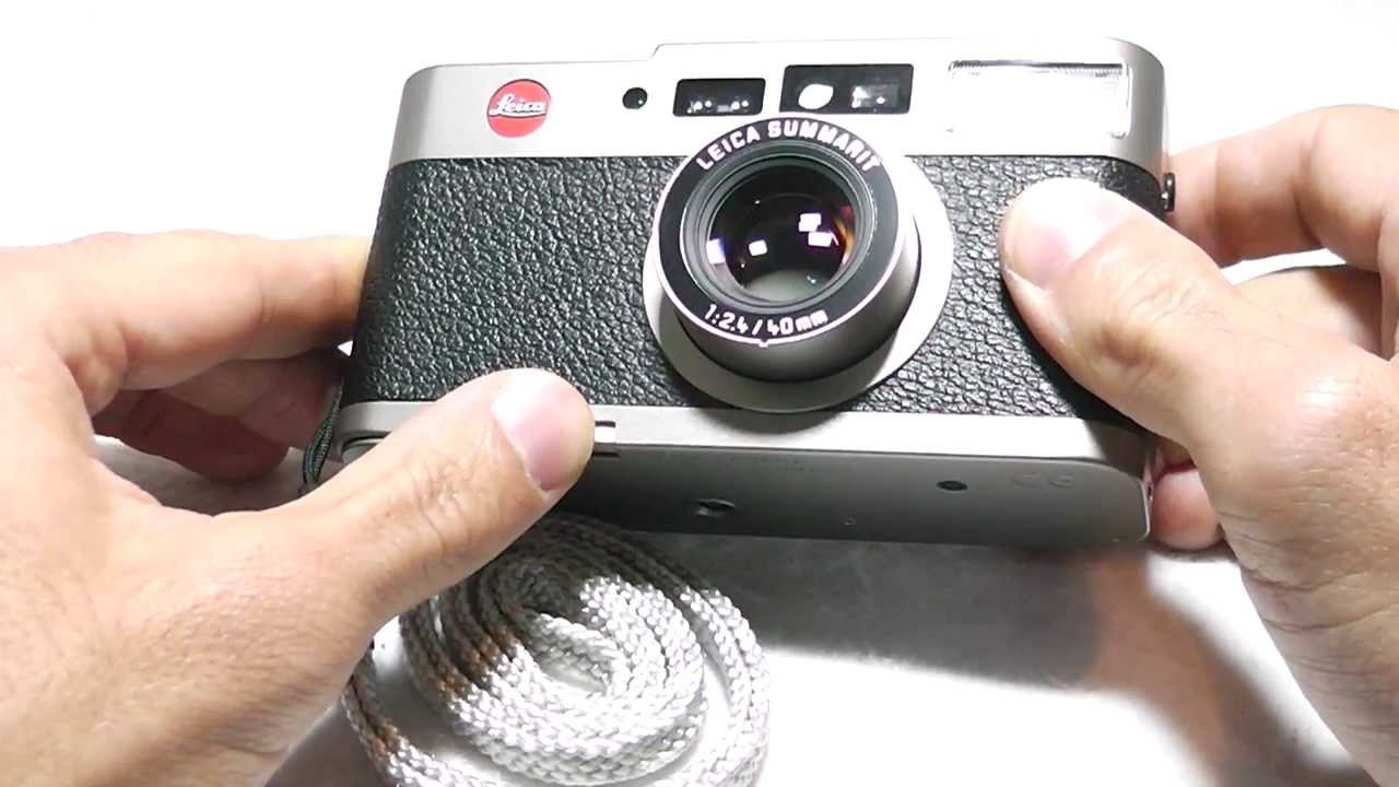 LEICA ライカ CM SUMARIT 40mmF2.4 高級コンパクト - YouTube