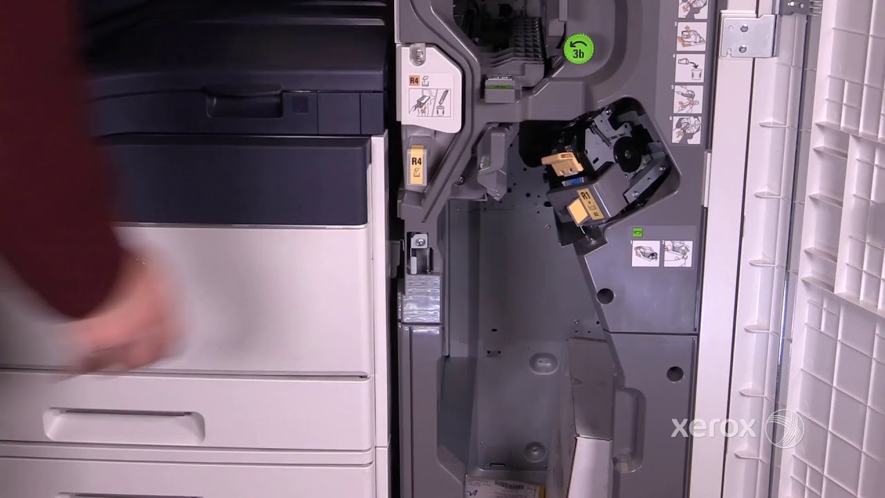 Xerox® AltaLink® C8070 Family Undocking the Finisher No Audio