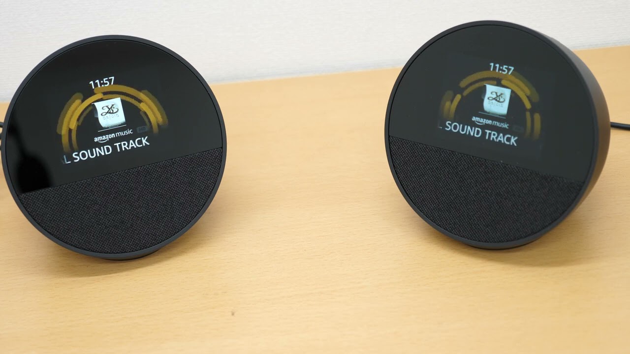 Amazonのスマートデバイス「Echo Spot」を2台連携してステレオ