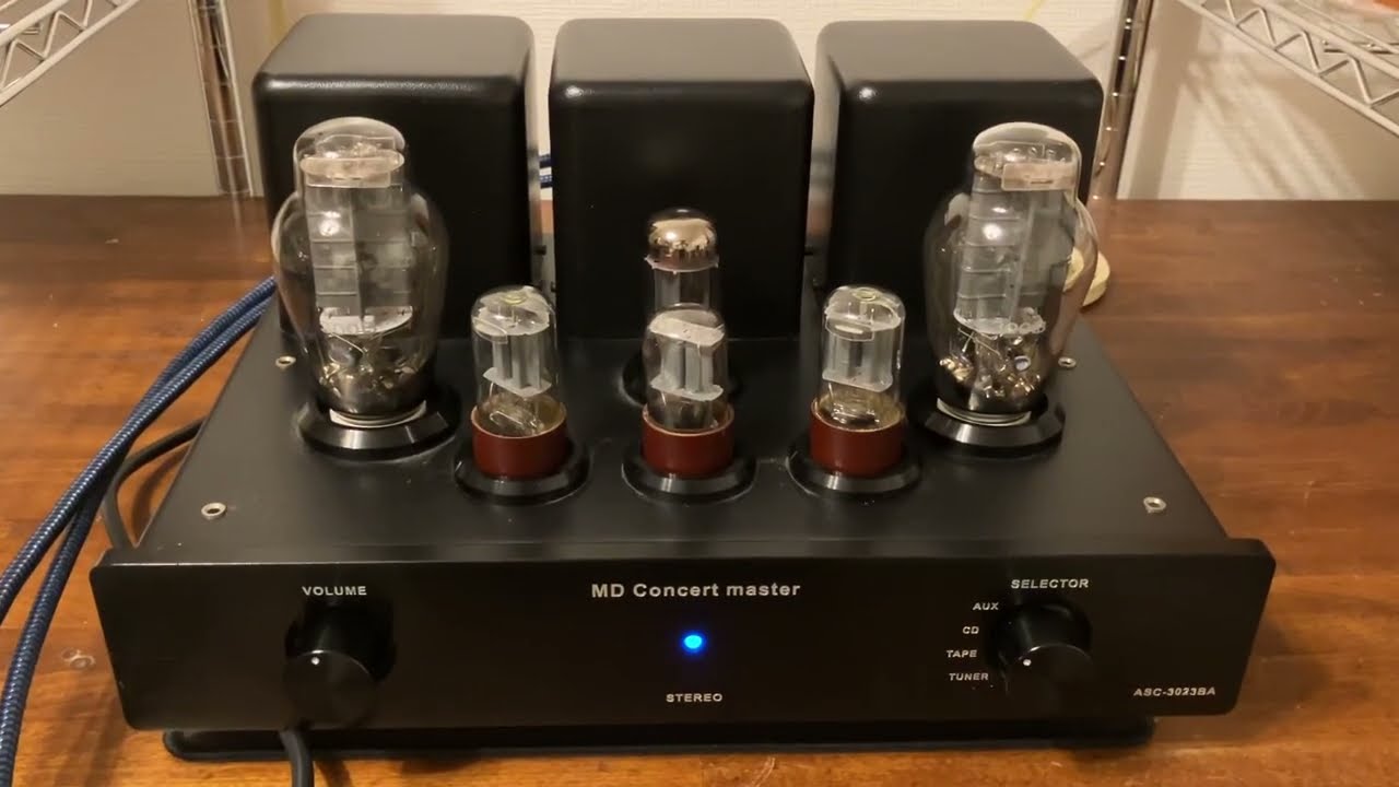 オーディオ試聴動画 ming da concert masterASC-3023BA 300Bシングル