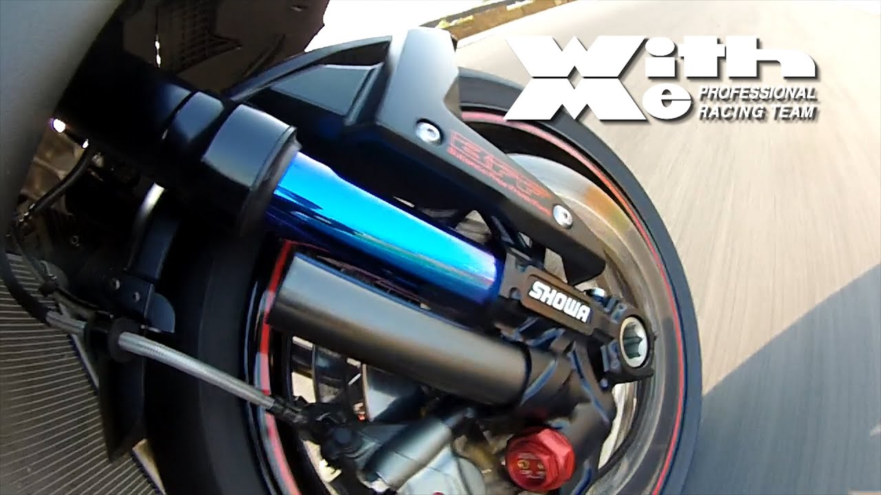 Kawasaki ZX-10R用SHOWA新型サスペンションKIT＠筑波サーキットコース
