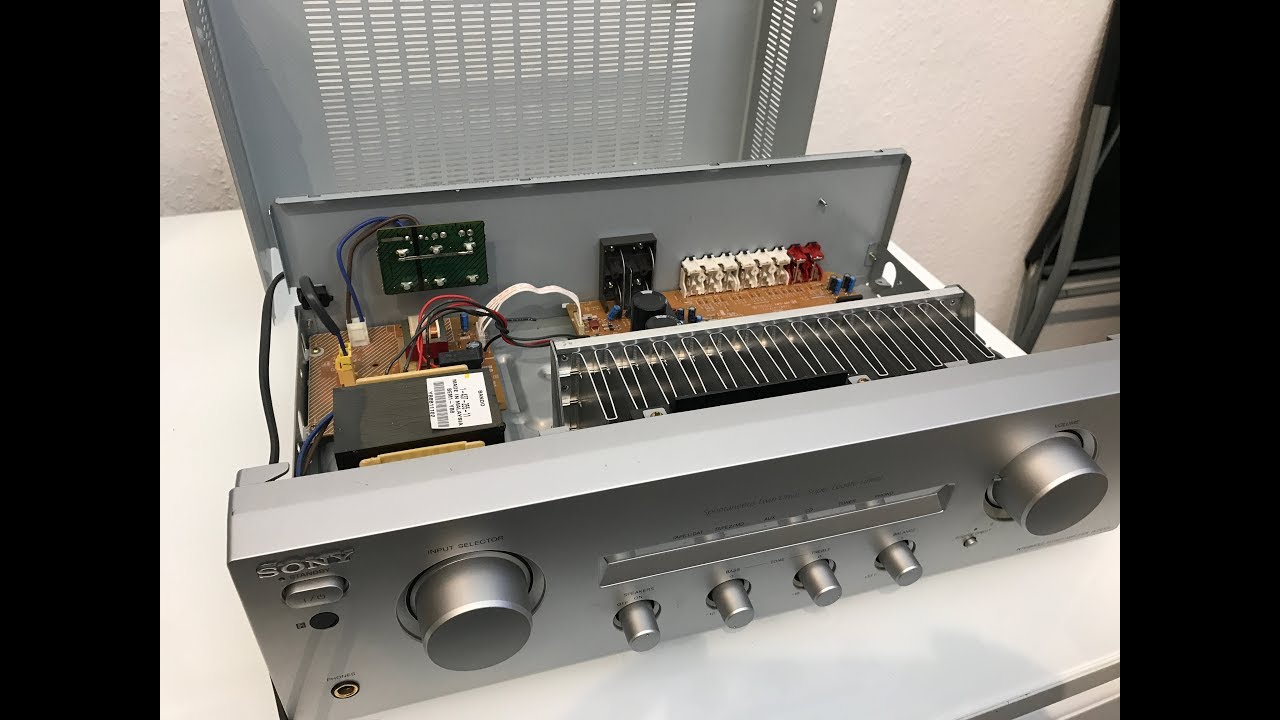 SONY TA-FE570 - A look inside - YouTube