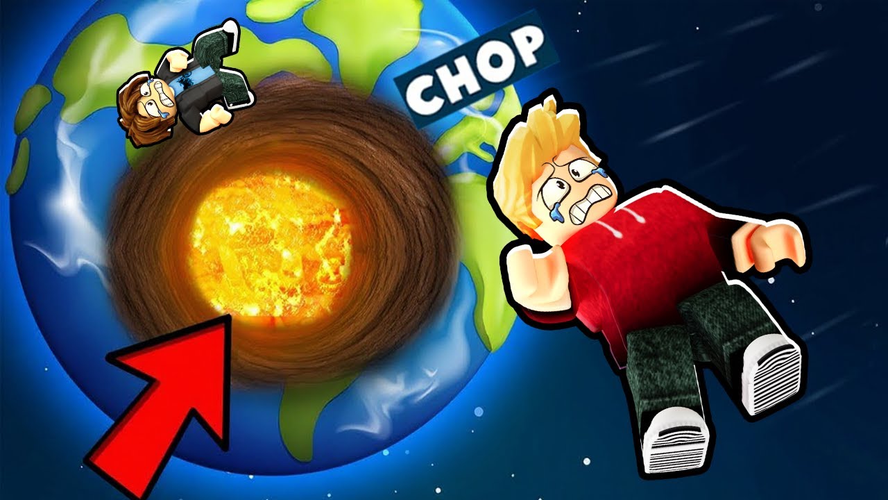 ROBLOX CHOP AND FROSTY JUMP INTO DEEPEST HOLES OF EARTH - YouTube