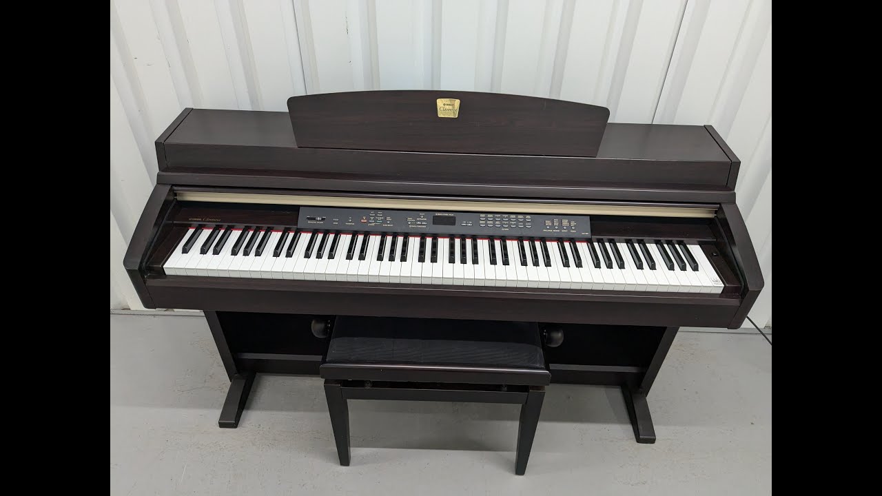 Yamaha Clavinova CLP-230 digital piano and stool in dark rosewood