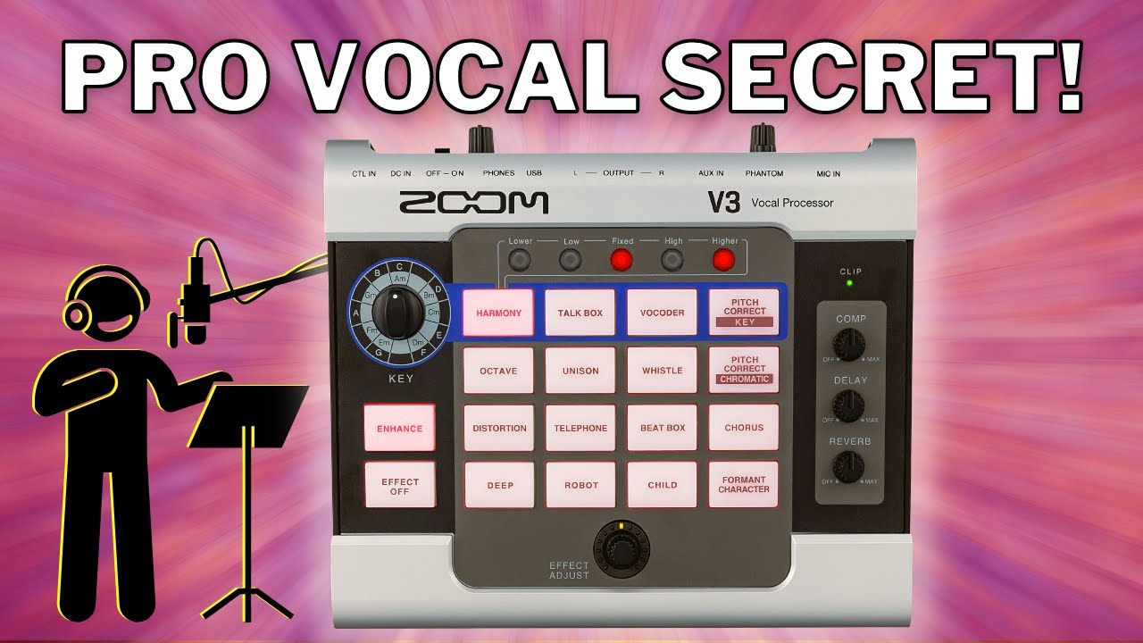 A Step-by-Step Guide To The Zoom V3 Vocal Processor - YouTube