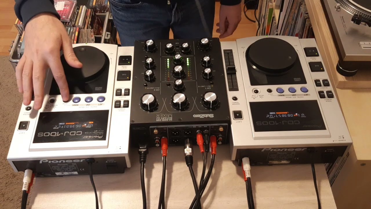 HOUSE MUSIC - Pioneer cdj 100s e Subzero Rotary Mixer