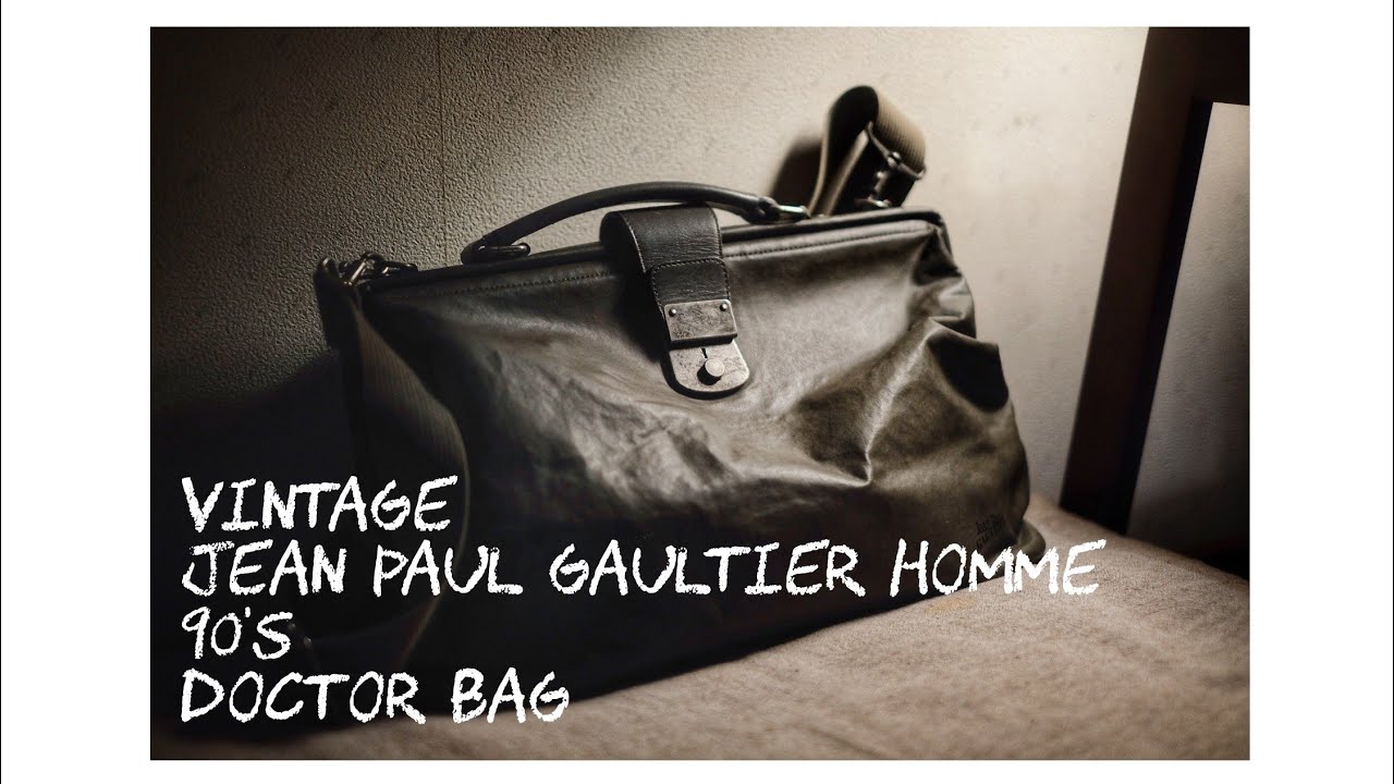 ゴルチエ】jean paul gaultier HOMME90s doctor bag【メルカリ】 - YouTube