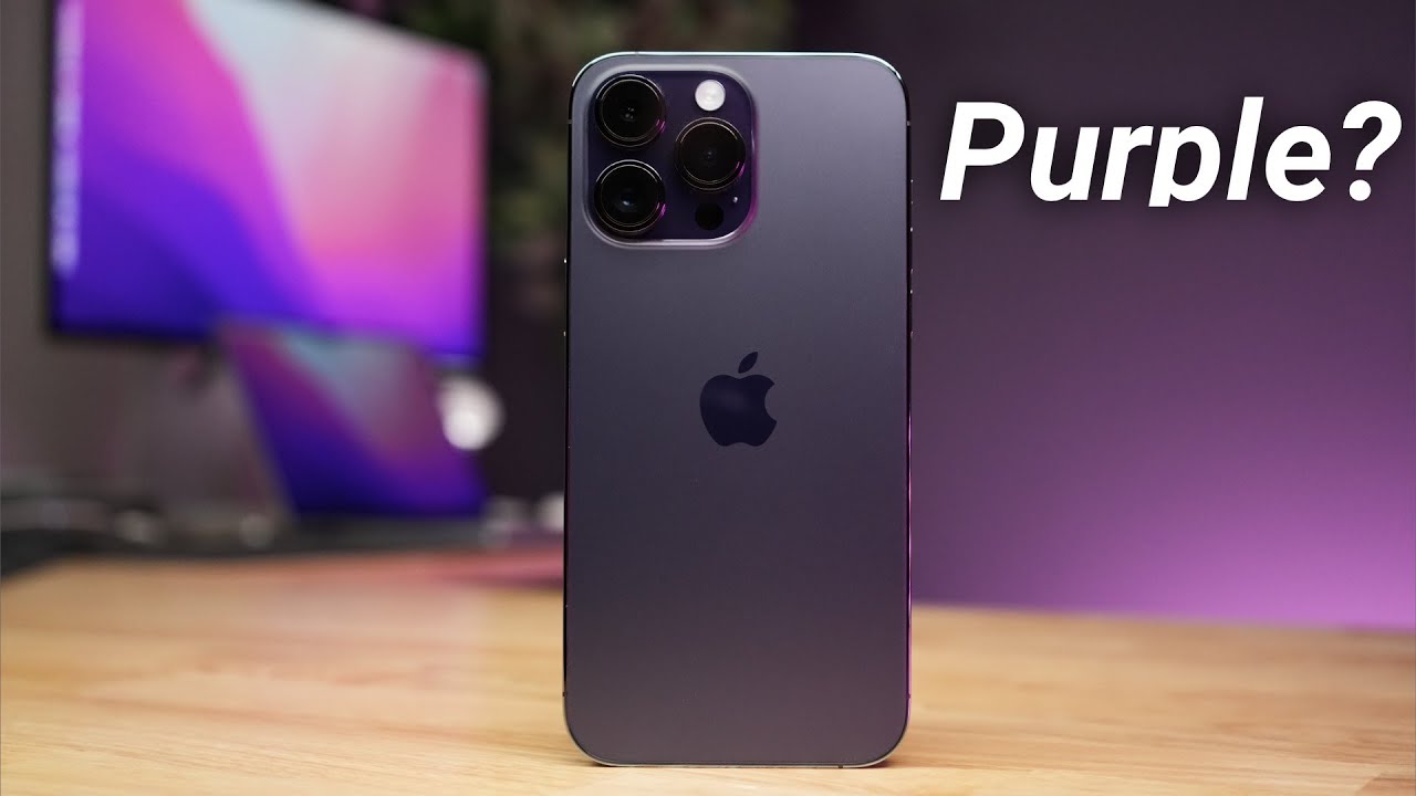 Apple iPhone 14 Pro ディープパープル 本体 バッテリー98% Apple