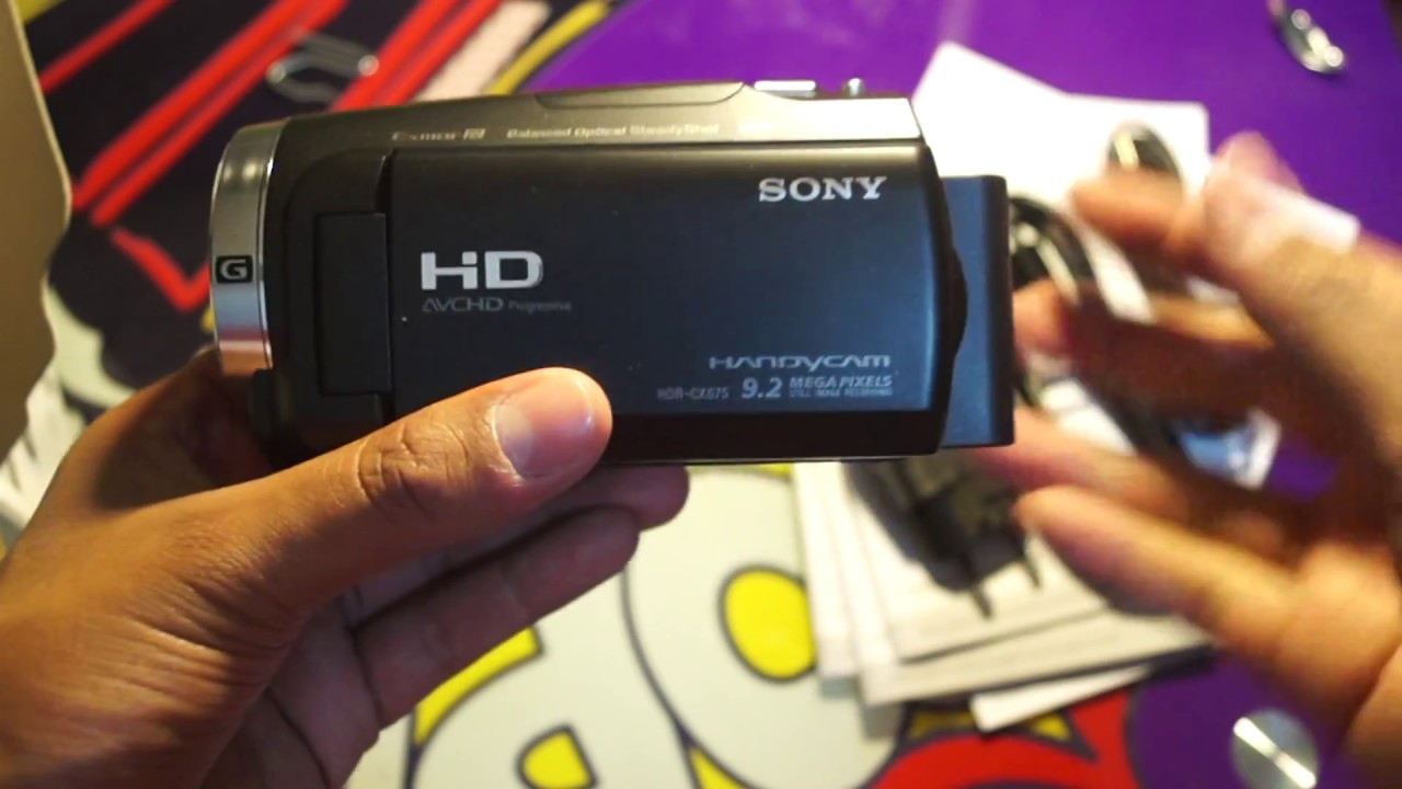 Unboxing Sony HDR CX675 - YouTube