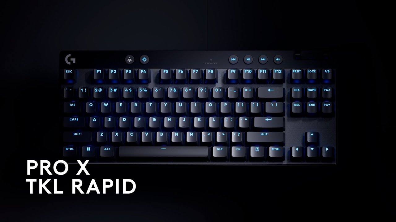 Introducing the PRO X TKL RAPID analog gaming keyboard - YouTube