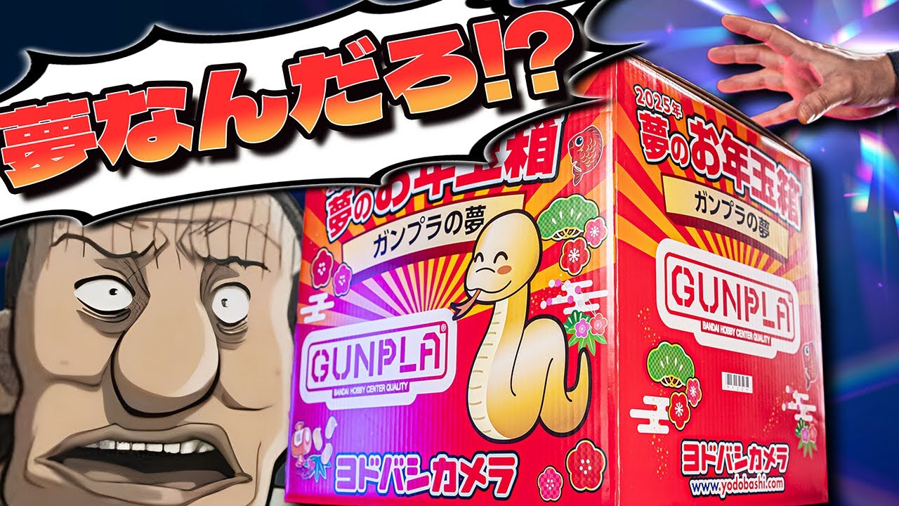 倍率74倍？今年最大の人気福袋！ヨドバシカメラ夢のお年玉箱「ガンプラ