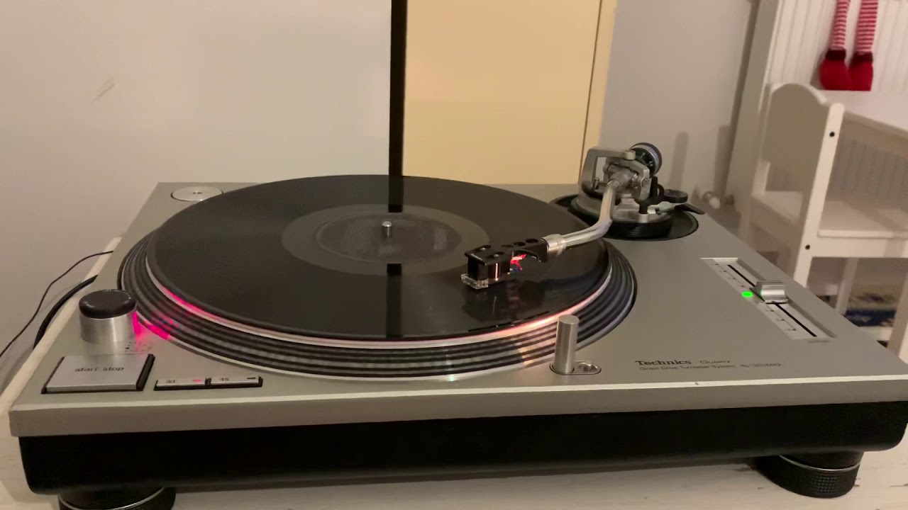 Technics SL 1200 MK 2 with Shure M44-7 - YouTube