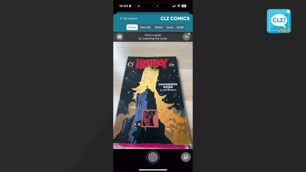 CLZ Comics app, catalog your comics by scanning barcodes - CLZ.com