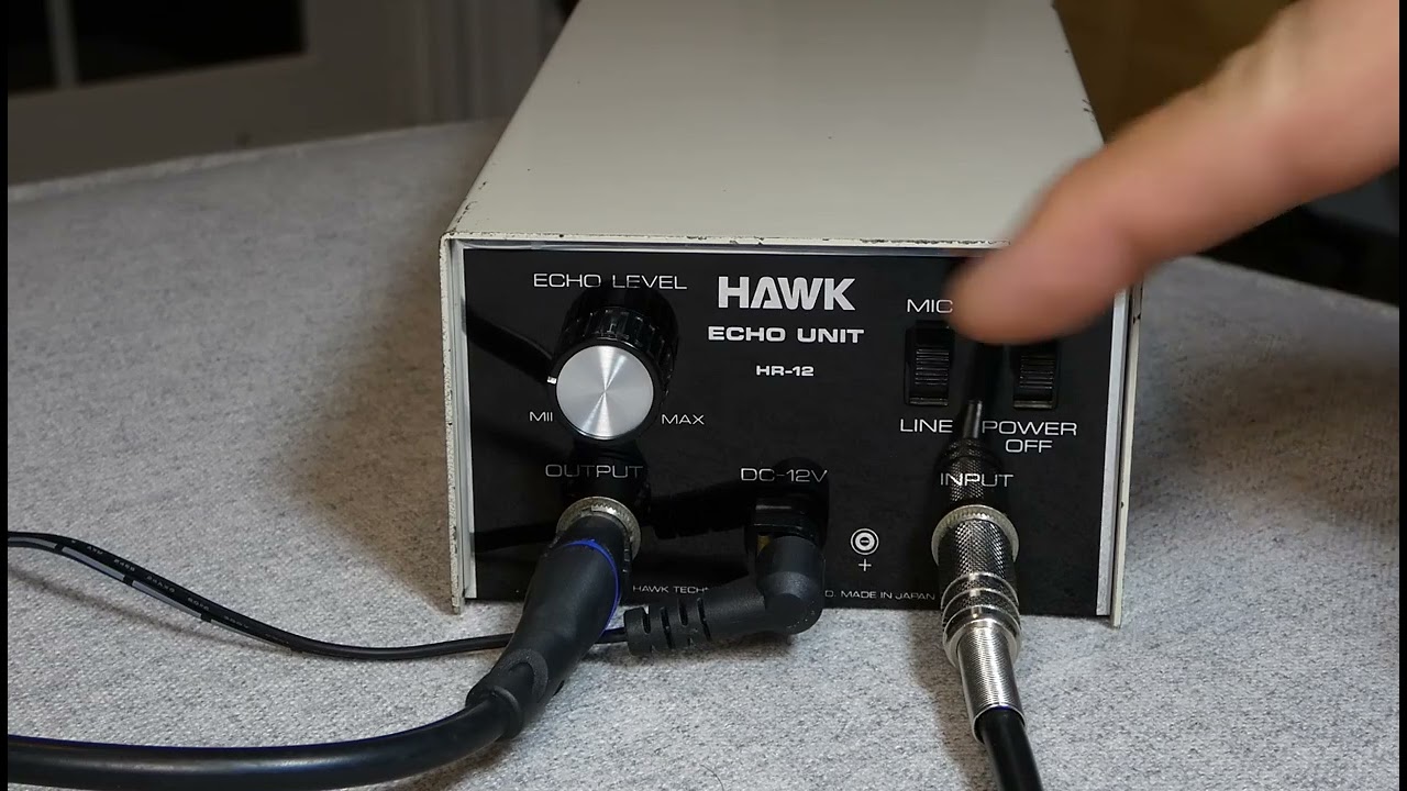 HAWK ECHO UNIT HR-12 エコーユニットエフェクター HAWK ECHO UNIT HR