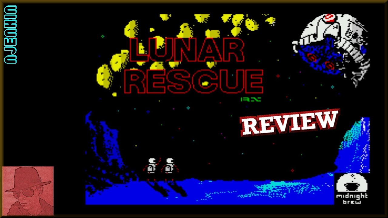 Lunar Rescue RX : Homebrew from 2023 - on the ZX Spectrum 128K