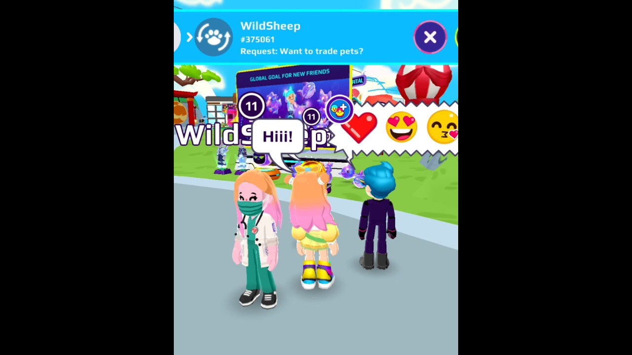 Saying Hi to the RANDOMS #pkxd #short #trend - YouTube