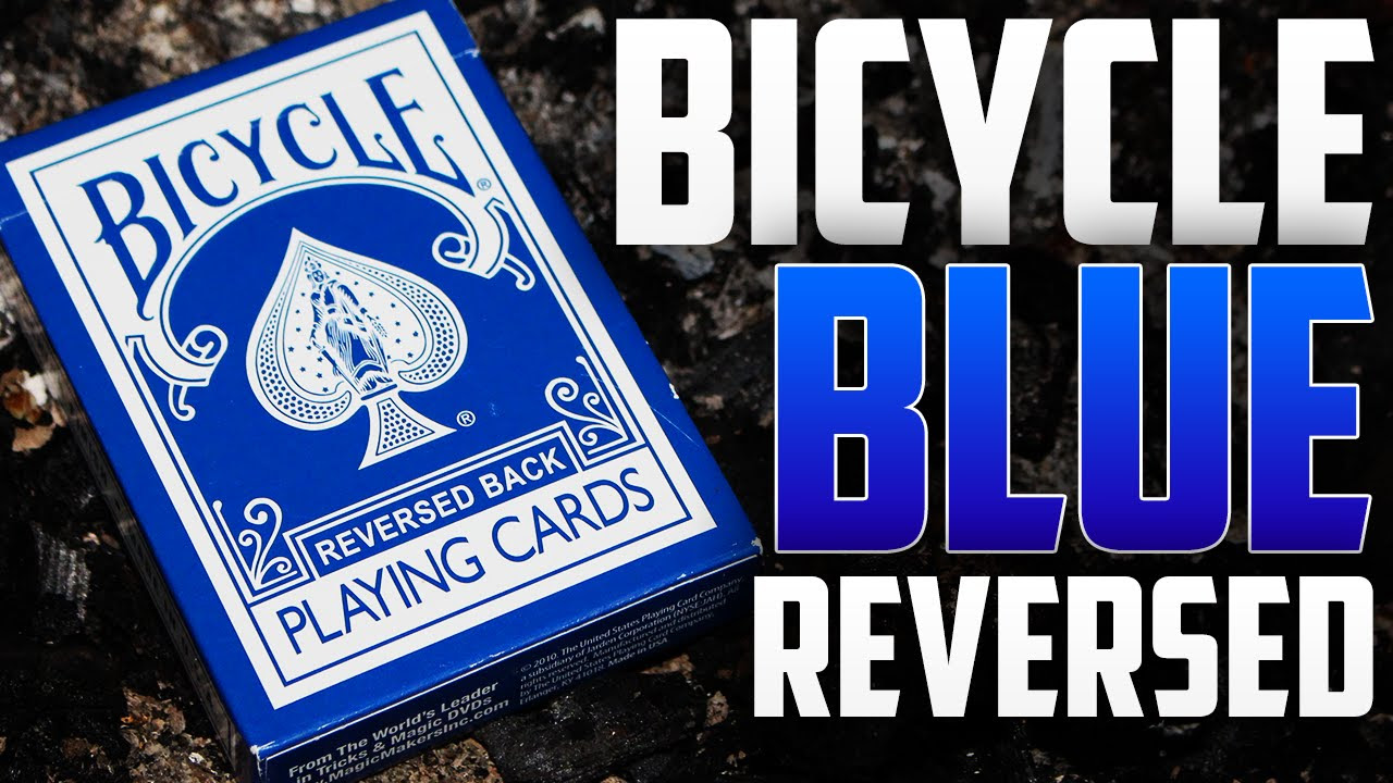 Deck Review - Bicycle Reversed Blue Ice Playing Cards [HD] - YouTube