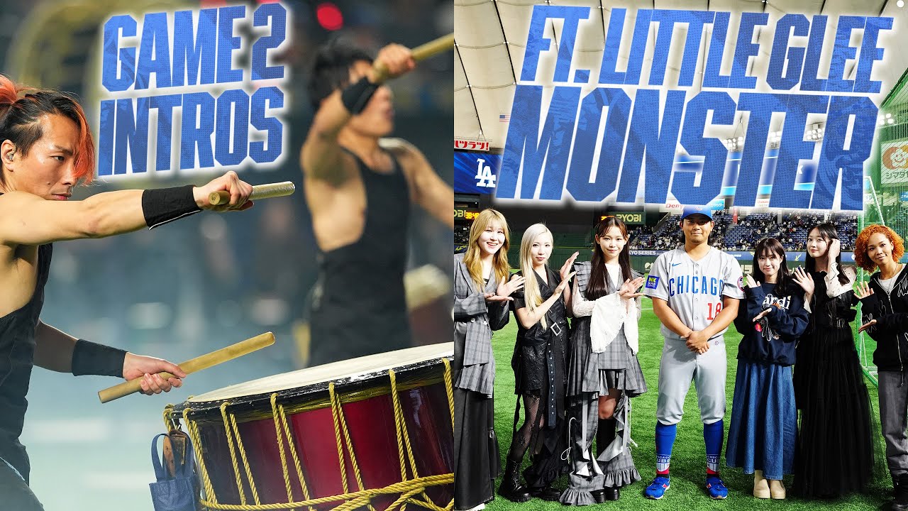 FULL CEREMONY: Little Glee Monster sings 2 National Anthems ahead