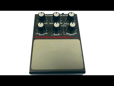 AMDEK PCK-100 / BOSS PC-2 (1984) Analog Drum Synthesizer PART 1