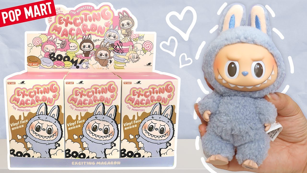 POP MART The Monsters Exciting Macaron Labubu FULL SET Unboxing