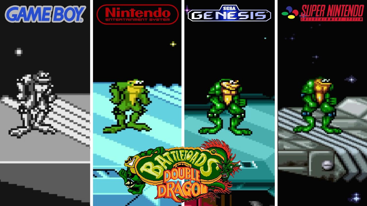 Battletoads & Double Dragon [1993] Game Boy vs NES vs Genesis vs