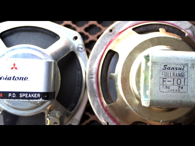 サンスイvsダイヤトーンP610【アルニコ・ロクハン】対決 - YouTube