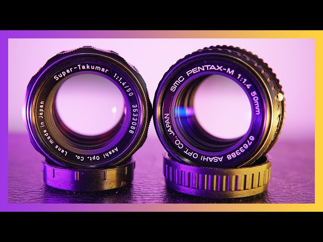 Super Takumar VS Asahi Pentax-M 50mm f1.4 - vintage lens