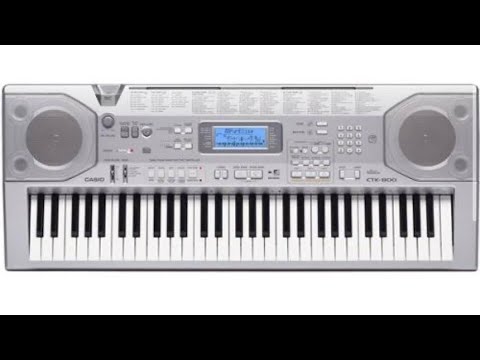 CASIO Keyboard CTK-800 内蔵曲デモ Demo Songs (Piano Bank) - 2005