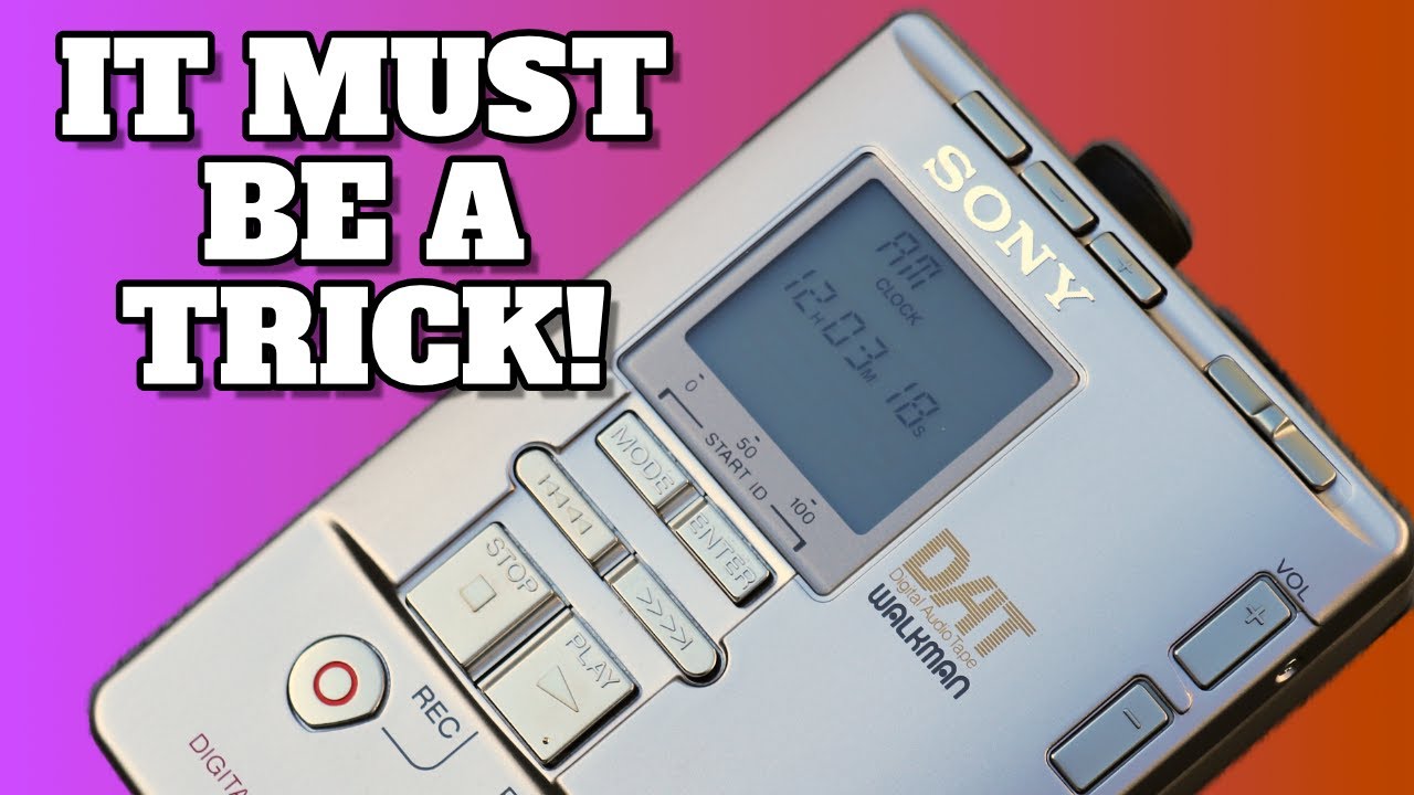 ソニー DAT ウォークマン ポータブル TCD-D100 管理ナンバー7300 Sony