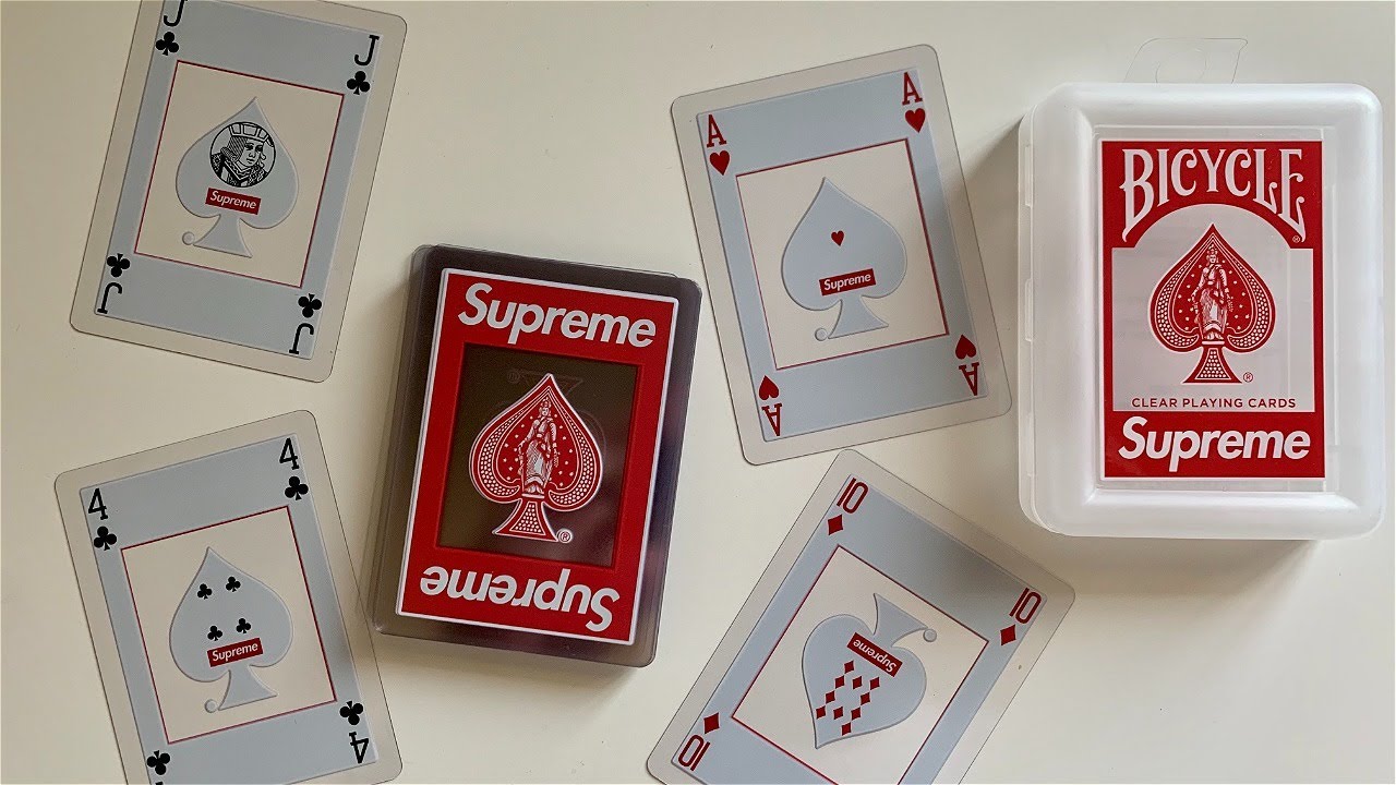 Supreme Bicycle Playing Cards - YouTube