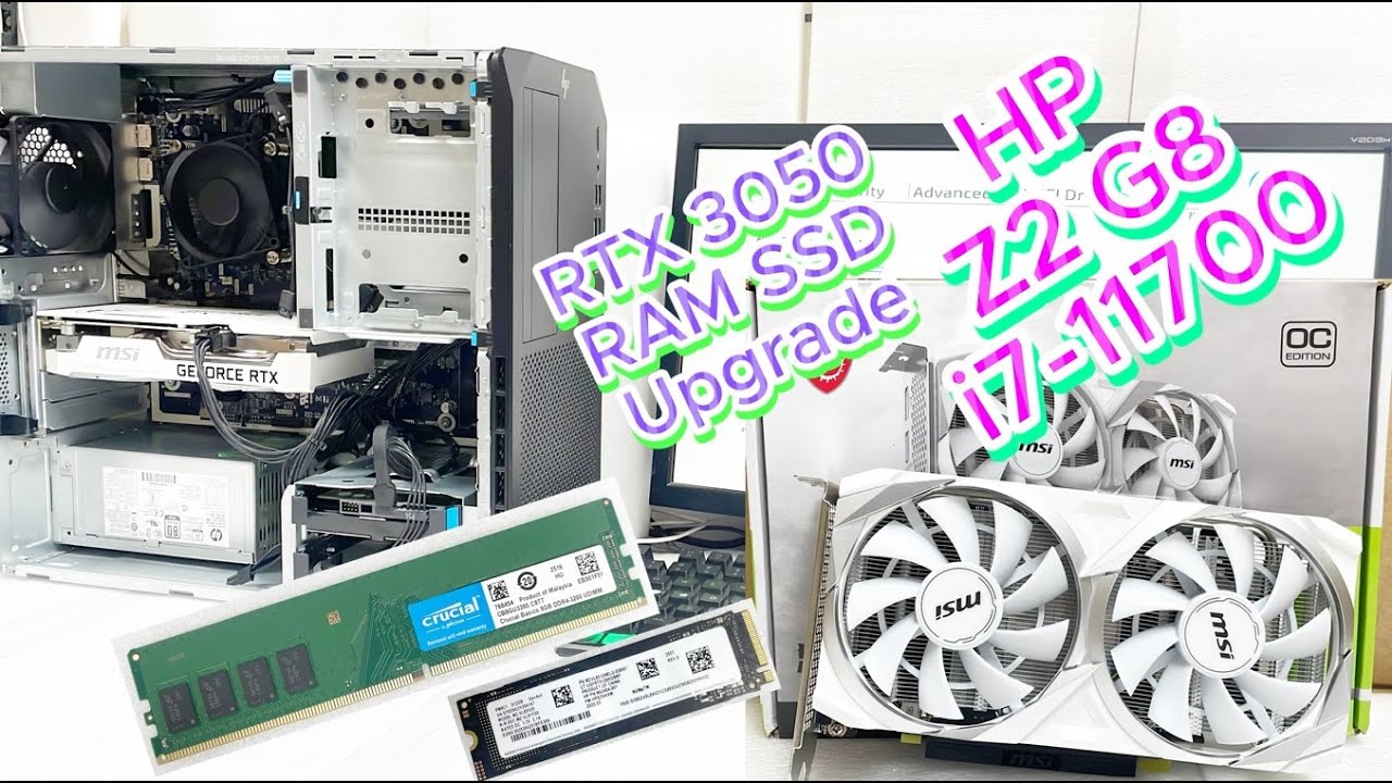 HP Z2 G8 i7-11700 RTX 3050 Upgrade | RAM & SSD Installation Guide