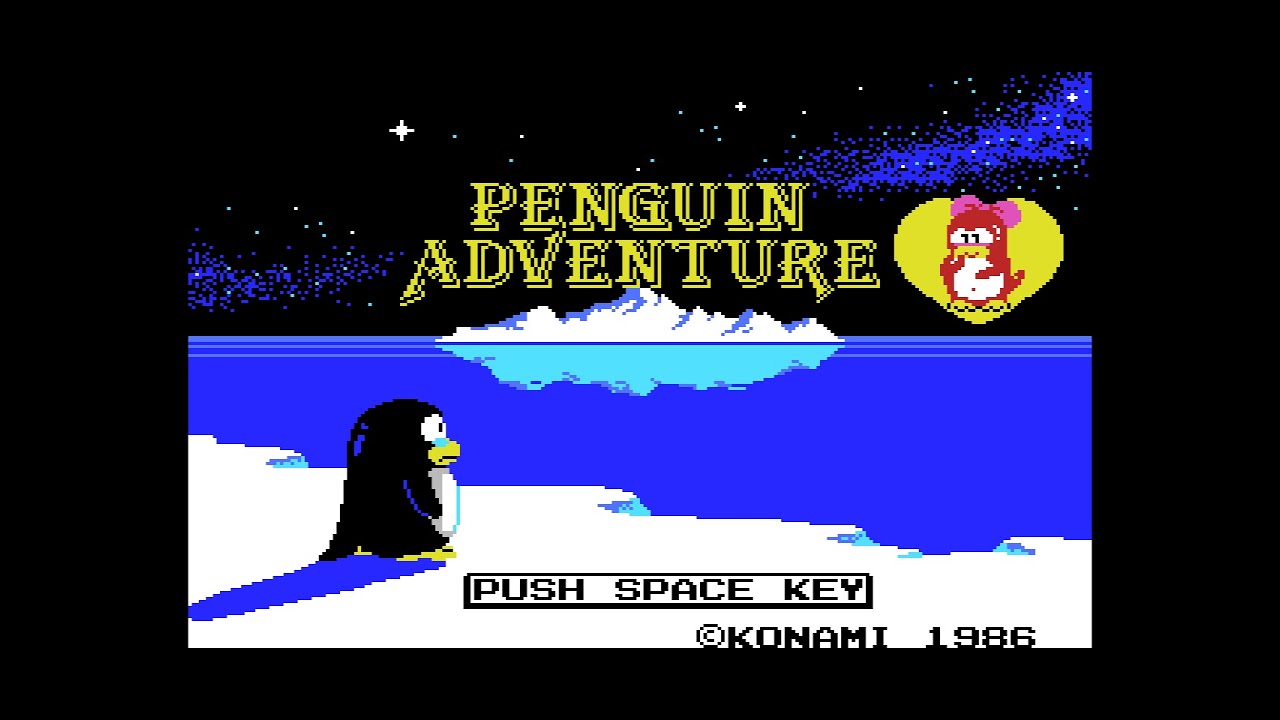 Penguin Adventure · 夢大陸アドベンチャー. MSX. Konami 1986. Full