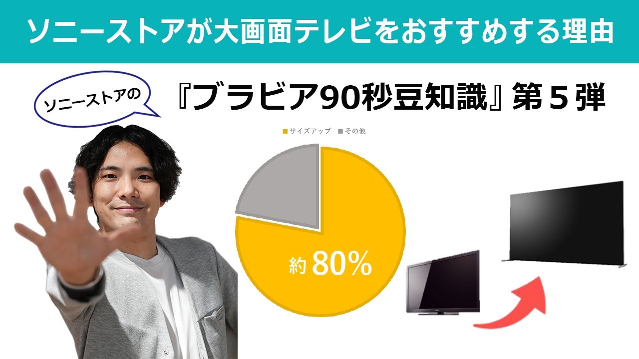 第5弾】ブラビア豆知識～おすすめ！大画面テレビ編～ - YouTube