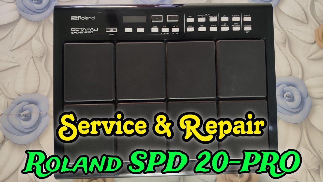 Roland SPD 20-PRO Repair & Service | Octapad Internal Parts & view