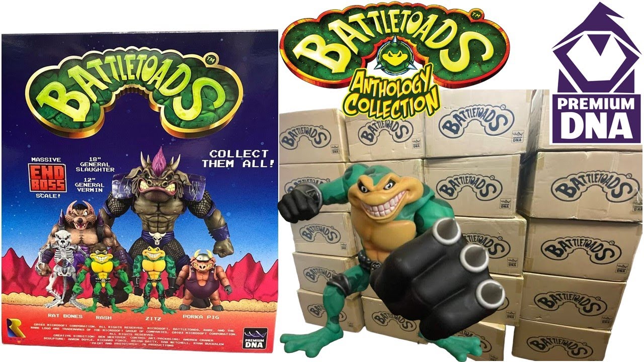 see newer video* Battletoads Premium DNA Anthology Collection Zitz