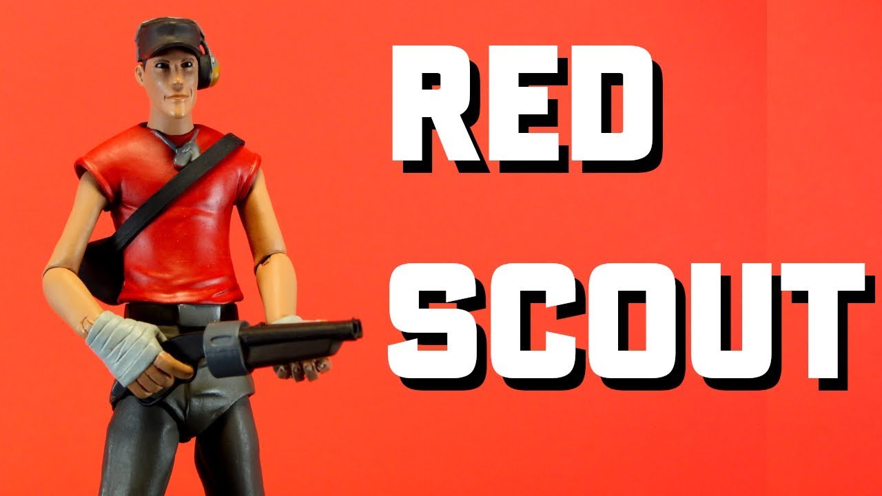 Red Scout TF2 Action Figure Review From NECA - YouTube