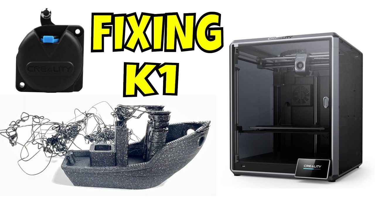 Creality K1 - Upgraded Extruder Fix - YouTube