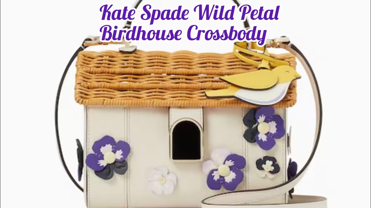 Kate Spade: Wild Petal Bird House Crossbody Novelty Bag!🐦 - YouTube