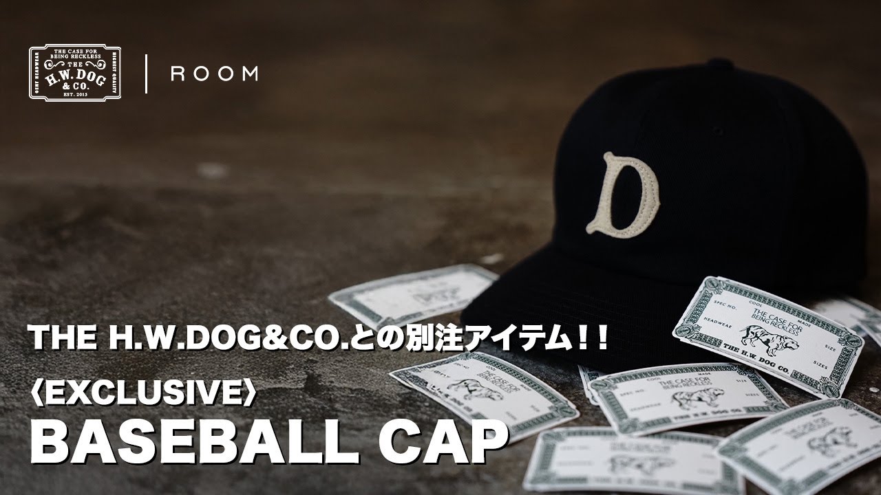 THE H.W.DOG&CO.別注アイテム発売！！【EXCLUSIVE】BASEBALL CAP - YouTube